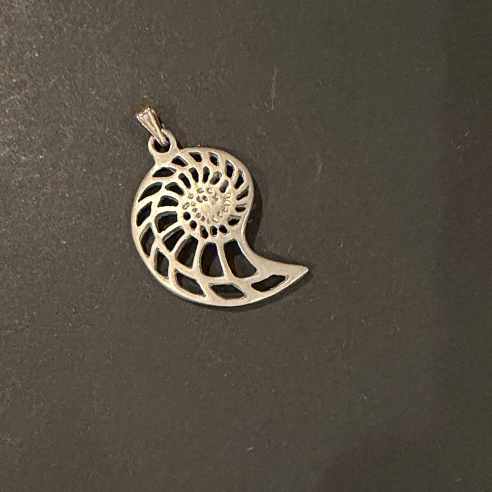Lovell Designs Nautilus Pewter Pendant
